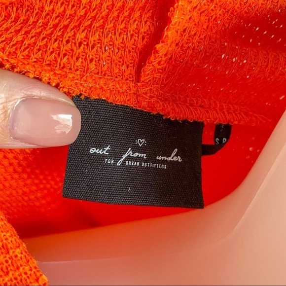 Orange Hoodie Out from Under for Urban Outfitters - Picture 3 of 5